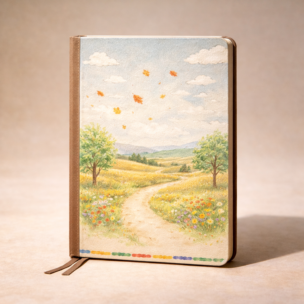 Blank Journal with Soft Color Pages for Creative Use