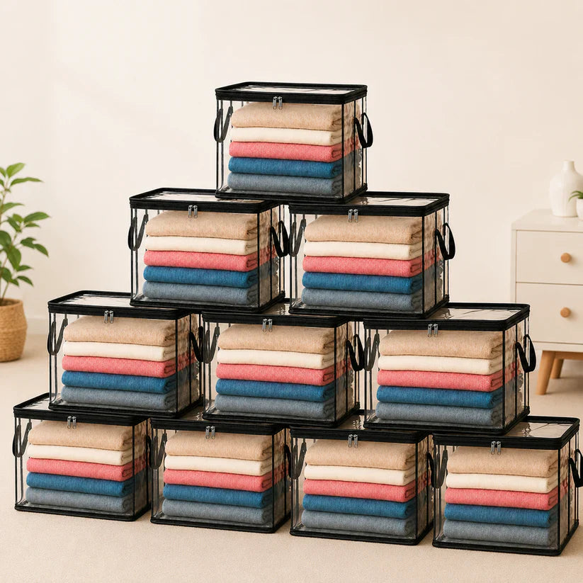 🎁💞LAST DAY 75% OFF ✨📦Sfrcord®Large Heavy-Duty Thick Plastic Clear Storage