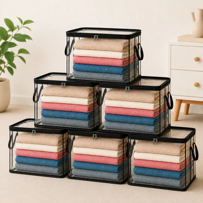 🎁💞LAST DAY 75% OFF ✨📦Sfrcord®Large Heavy-Duty Thick Plastic Clear Storage