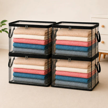 🎁💞LAST DAY 75% OFF ✨📦Sfrcord®Large Heavy-Duty Thick Plastic Clear Storage